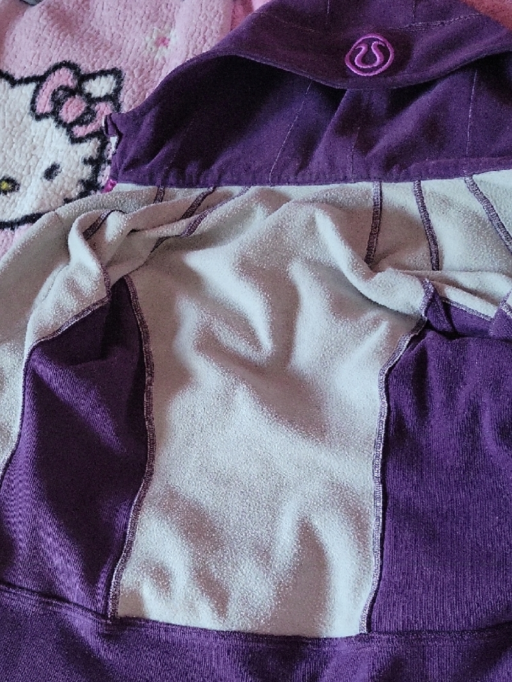 Purple Lulu Lemon Scuba Zip Up size s/m - Picture 4 of 6
